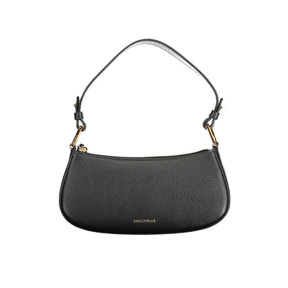 Coccinelle Schwarze Leder Damentasche