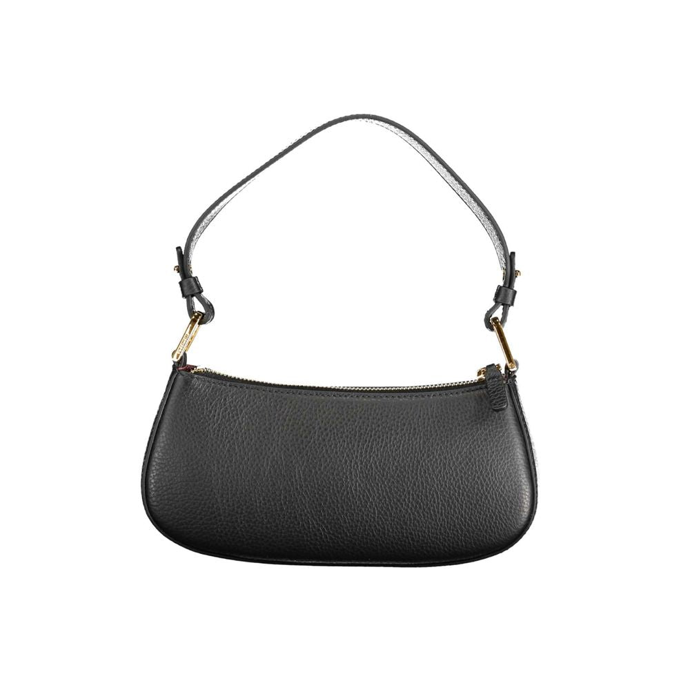Coccinelle Schwarze Leder Damentasche