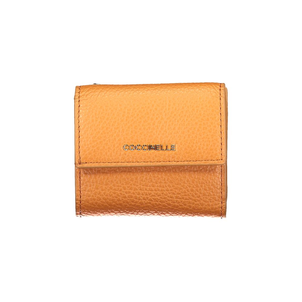 Coccinelle Arancione Pelle Damen Geldbörse