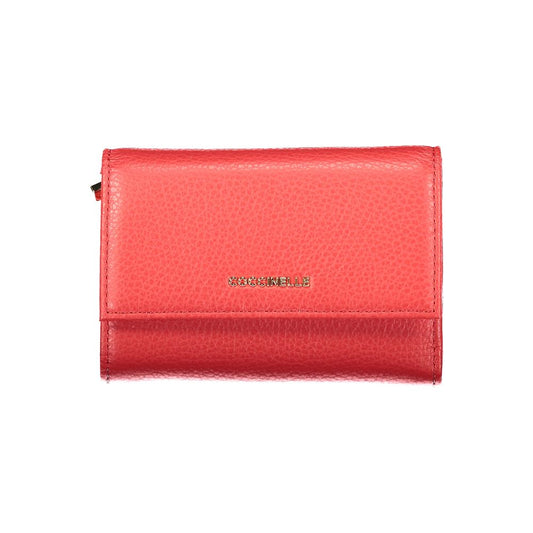 Coccinelle Rote Ledergeldbörse