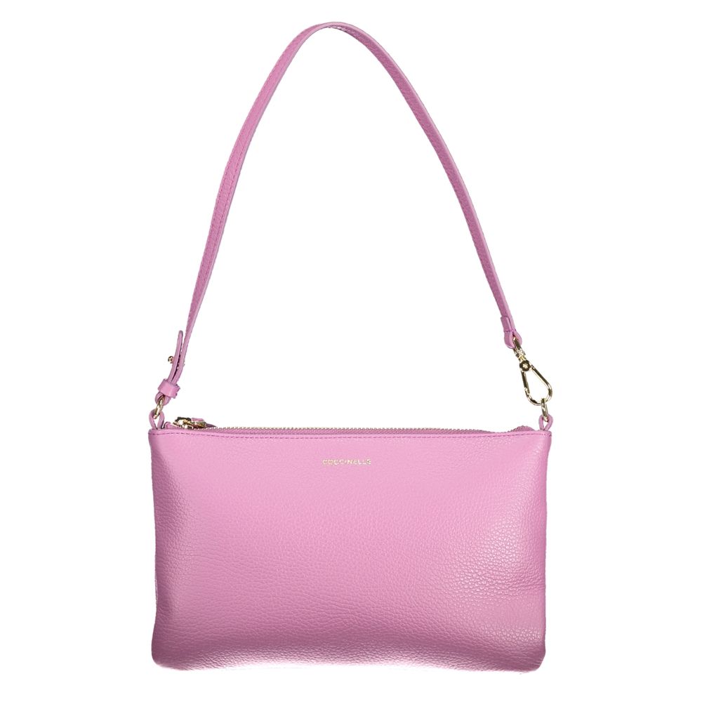 Coccinelle Lila Lederhandtasche
