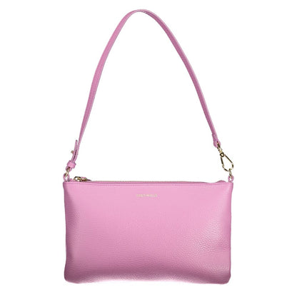 Coccinelle Lila Lederhandtasche