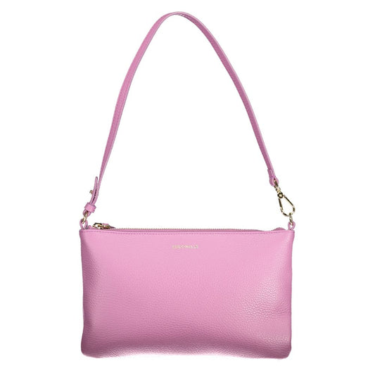 Coccinelle Lila Lederhandtasche