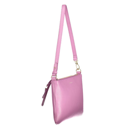 Coccinelle Lila Lederhandtasche