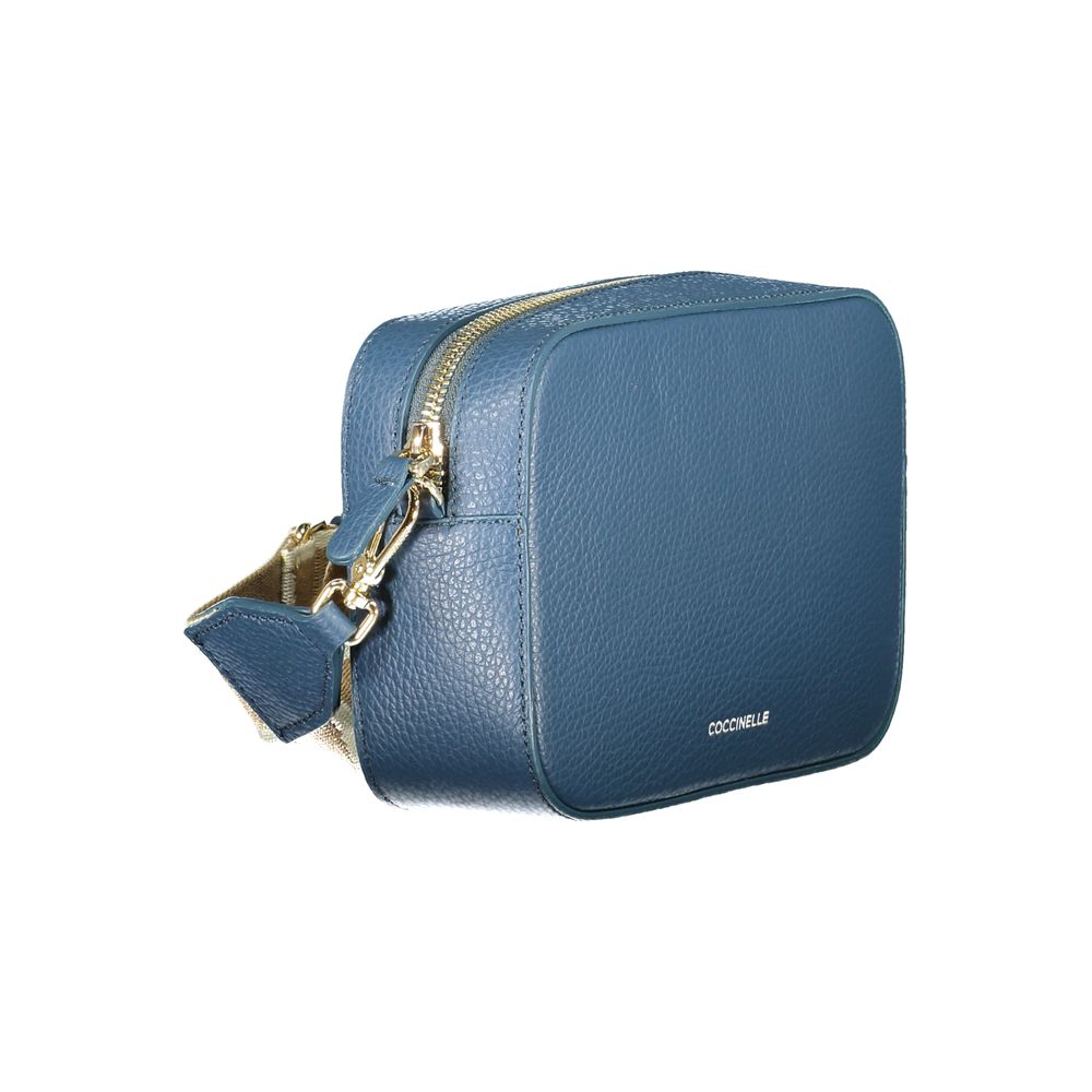 Coccinelle Blaue Leder-Damentasche