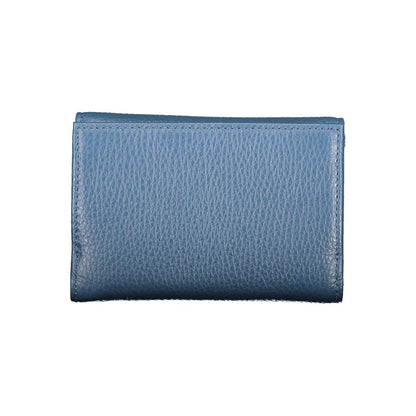 Coccinelle Blu Leder Geldbörse für Damen