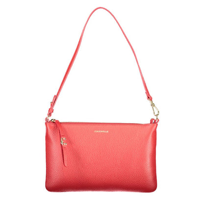 Coccinelle Rote Lederhandtasche