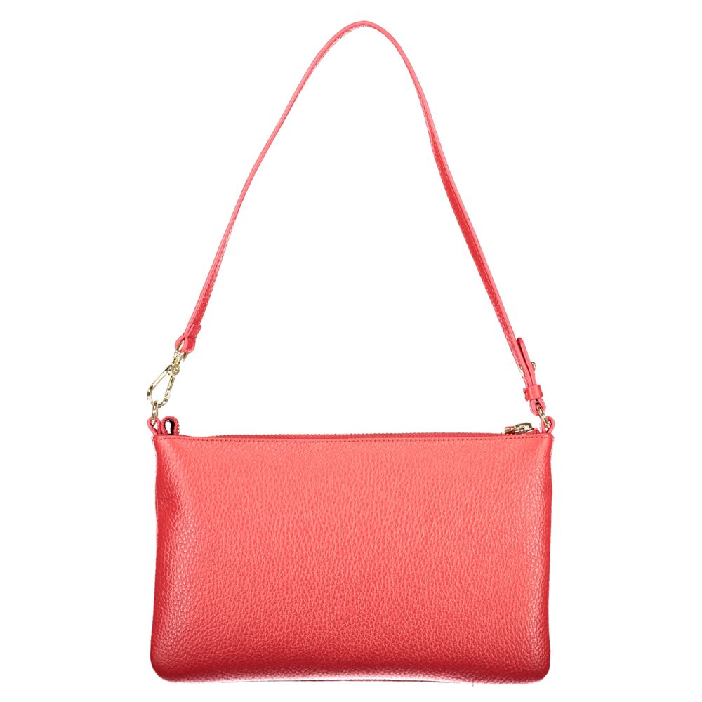 Coccinelle Rote Lederhandtasche