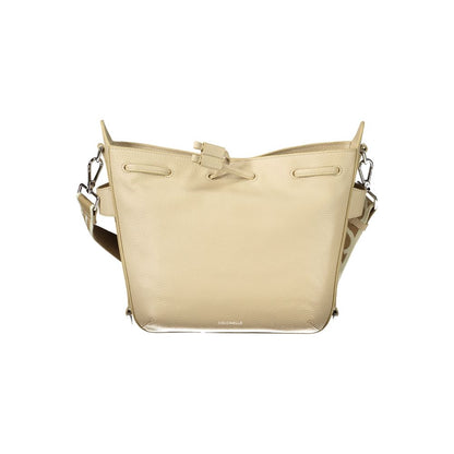 Coccinelle Damenhandtasche aus beigem Leder