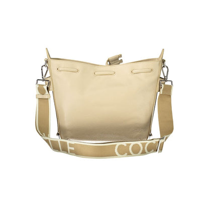 Coccinelle Damenhandtasche aus beigem Leder