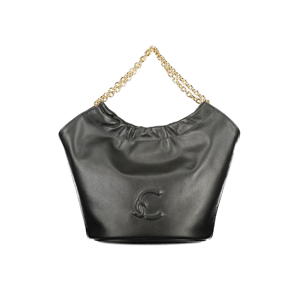 Coccinelle Schwarze Leder Damentasche