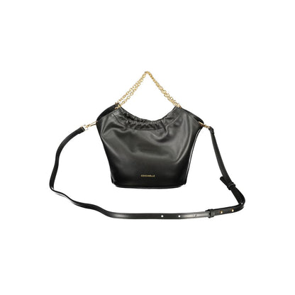Coccinelle Schwarze Leder Damentasche