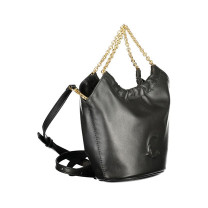 Coccinelle Schwarze Leder Damentasche
