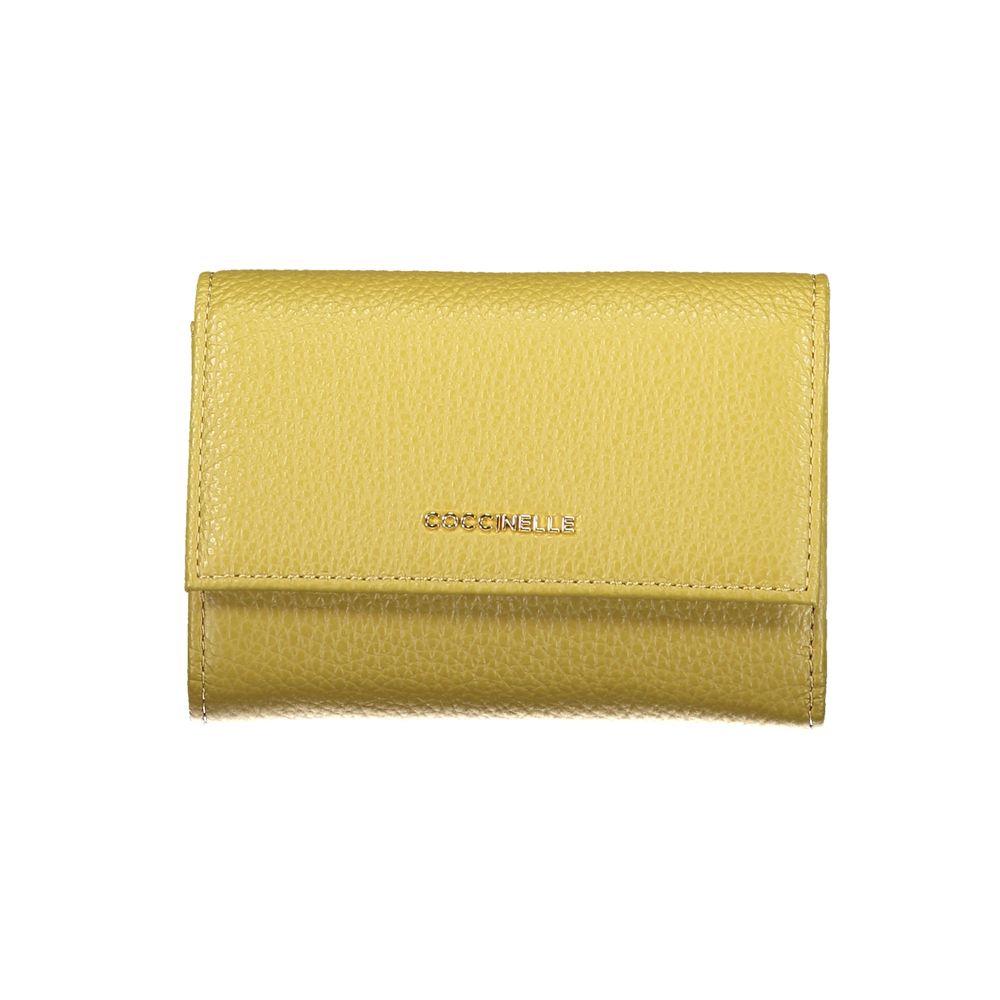 Coccinelle Verde Pelle Damen Geldbörse