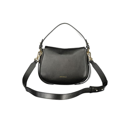 Coccinelle Schwarze Leder Damentasche