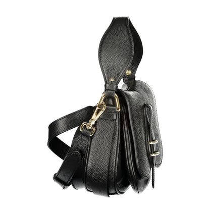 Coccinelle Schwarze Leder Damentasche