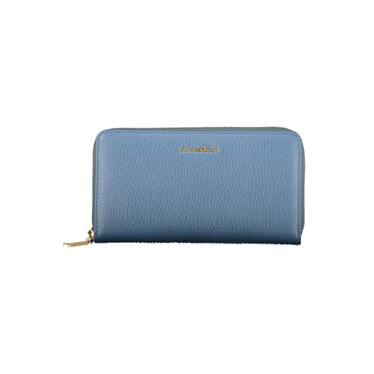 Coccinelle Blu Leder Damen Portemonnaie