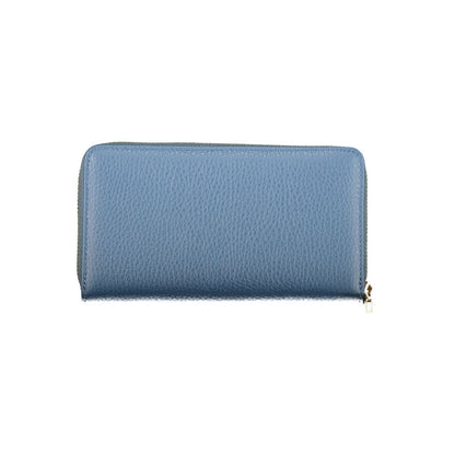 Coccinelle Blu Leder Damen Portemonnaie