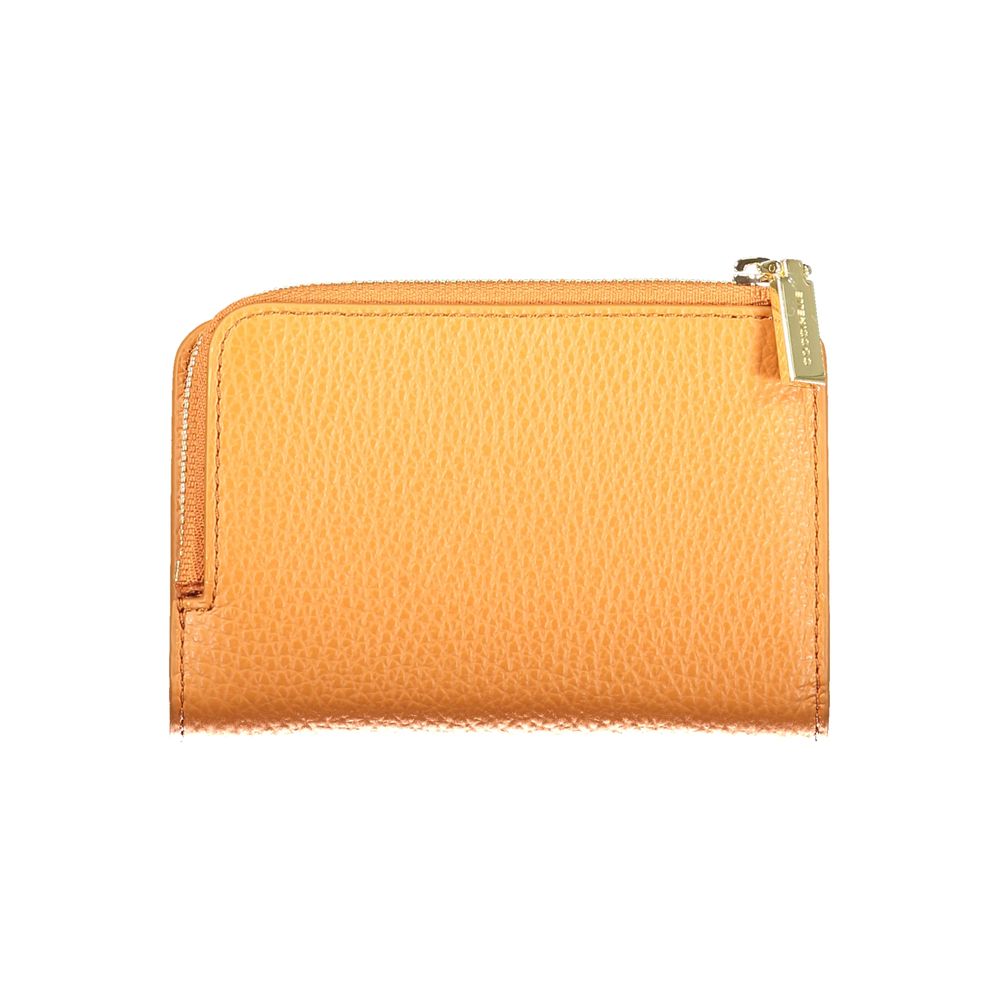 Coccinelle Arancione Leder Damen Geldbörse