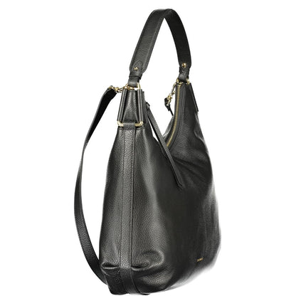 Coccinelle Schwarze Leder Damentasche