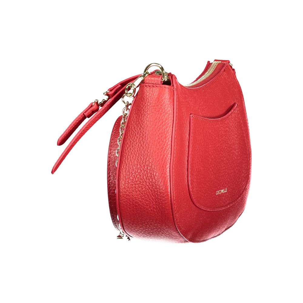Coccinelle Schultertasche aus mehrfarbigem Rindsleder
