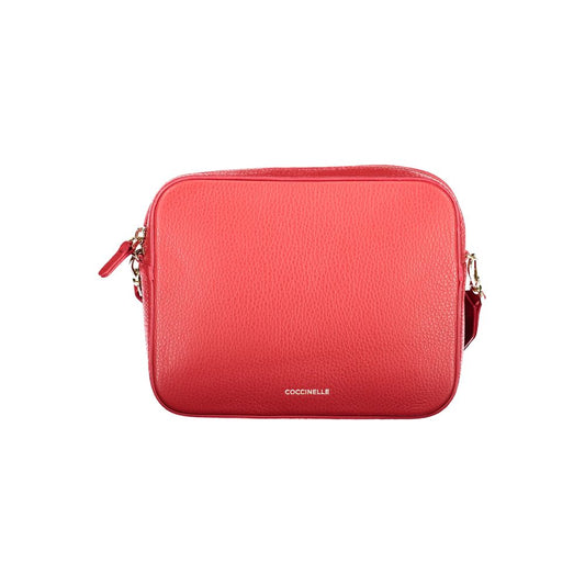 Coccinelle Rote Lederhandtasche