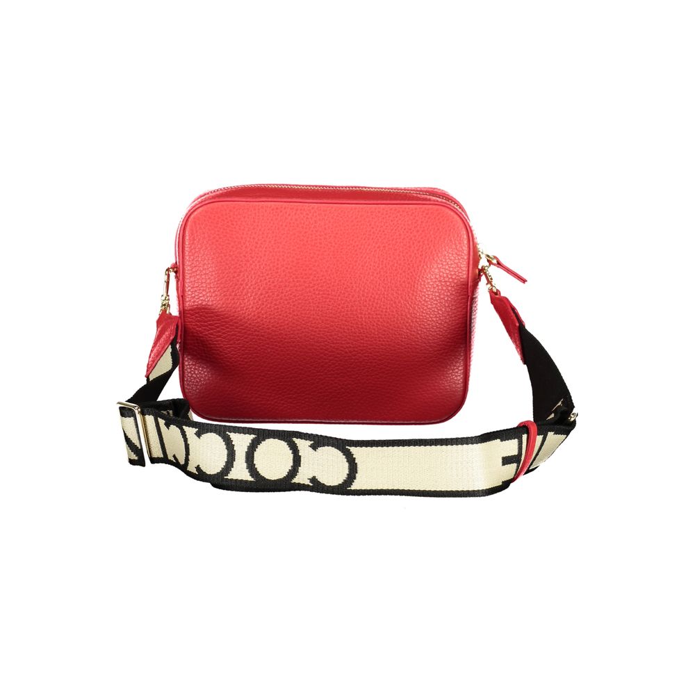 Coccinelle Rote Lederhandtasche