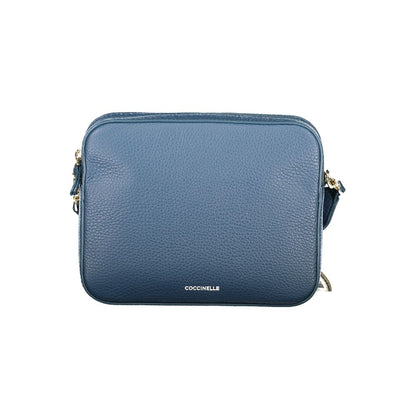 Coccinelle Blu Leder Damentasche