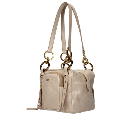 Prada Schultertasche aus pinkfarbenem Leder
