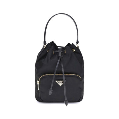 Prada Schwarze Bucket Bag aus recyceltem Polyamid