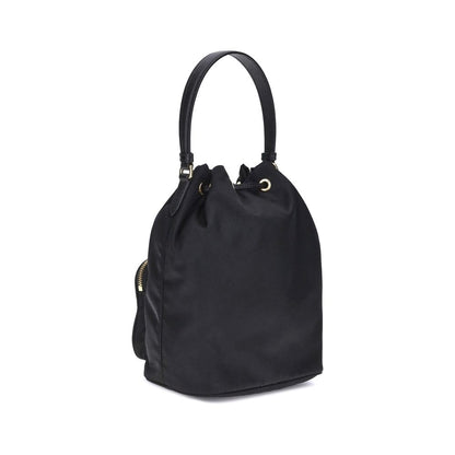 Prada Schwarze Bucket Bag aus recyceltem Polyamid