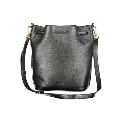 Coccinelle Schwarze Leder Damentasche