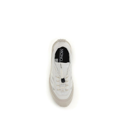 Moncler Weiße Sneaker aus Polyester im Athletic-Stil