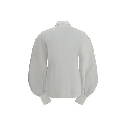Brunello Cucinelli Weiße Baumwollbluse