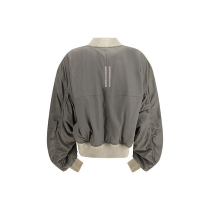 Rick Owens Beige Lederjacke