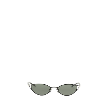 Alexander McQueen Schwarze Sonnenbrille aus Metall