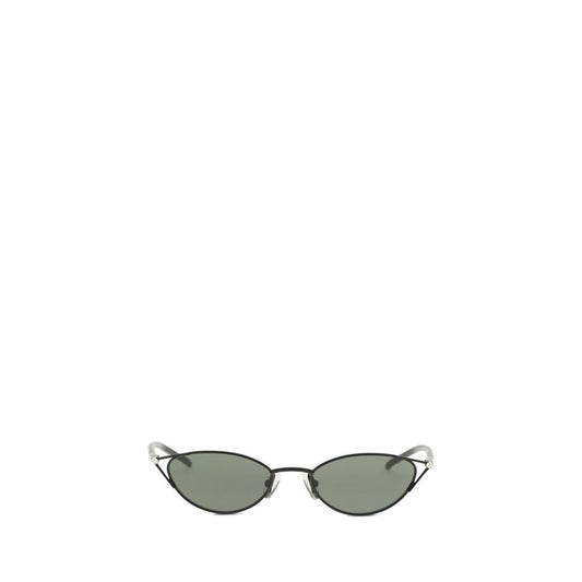 Alexander McQueen Schwarze Sonnenbrille aus Metall