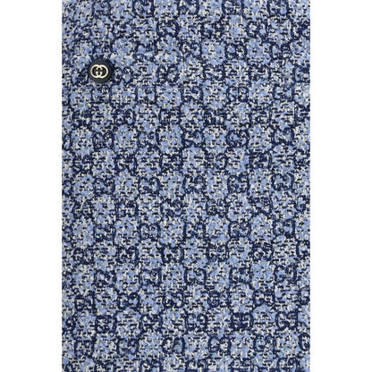 Gucci Blaue Baumwoll-Minirock