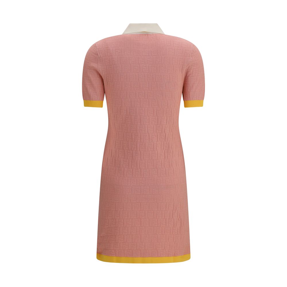 Fendi Mehrfarbiges Polyamid-Freizeitkleid