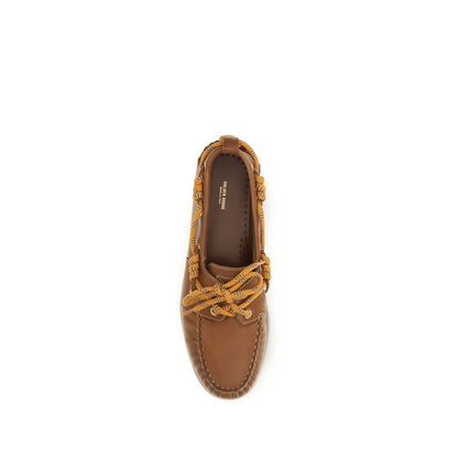 Golden Goose Braune Kalbsleder Bos Taurus Loafer zum Hineinschlüpfen