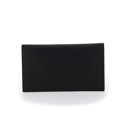 Saint Laurent Schwarze Bos Taurus Kalbsleder Clutch