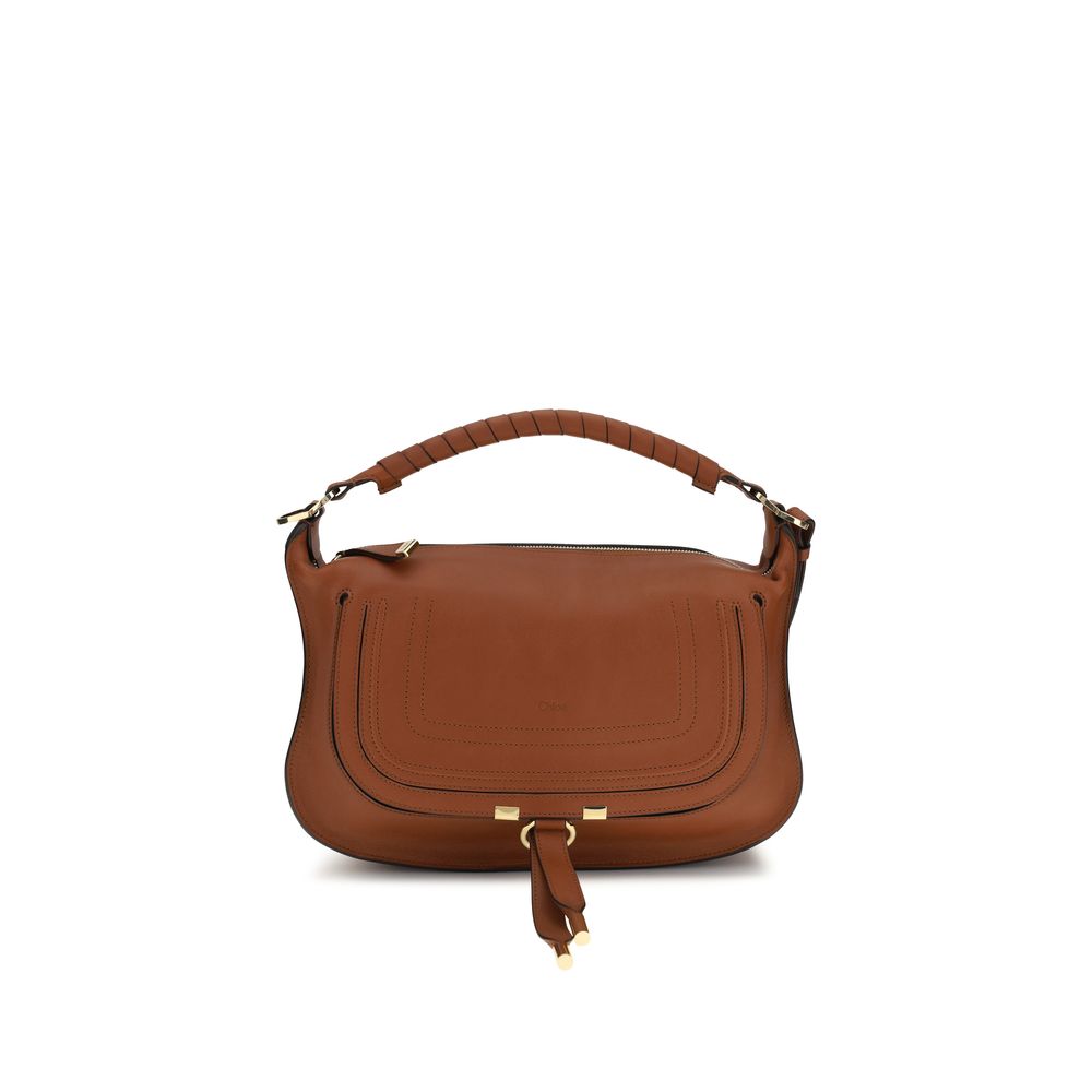 Chloé Braune Kalbsleder Bos Taurus Schultertasche