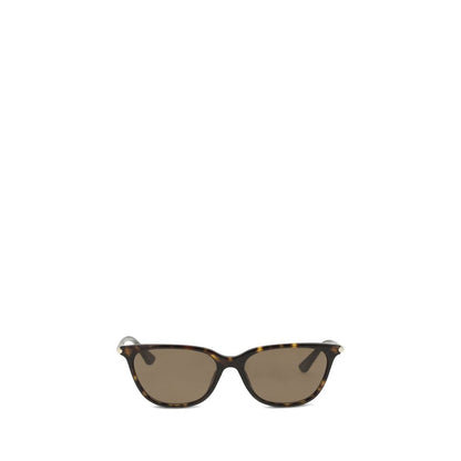 Alexander McQueen Braune Sonnenbrille aus Acetat