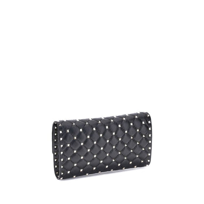 Valentino Garavani Schwarze Lammleder Schultertasche Ovis Aries Aries