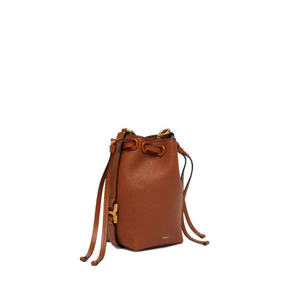 Chloé Braune Kalbsleder-Eimer-Tasche