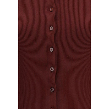 Max Mara Bordeaux Viskose Sweatshirt