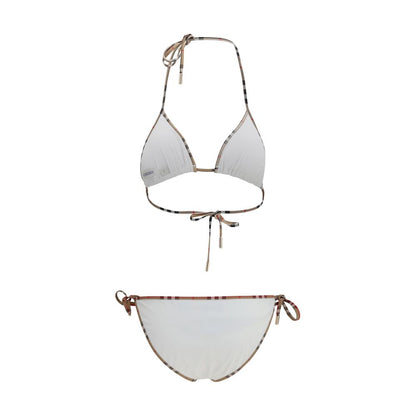 Burberry Weißer Bikini aus Polyamid