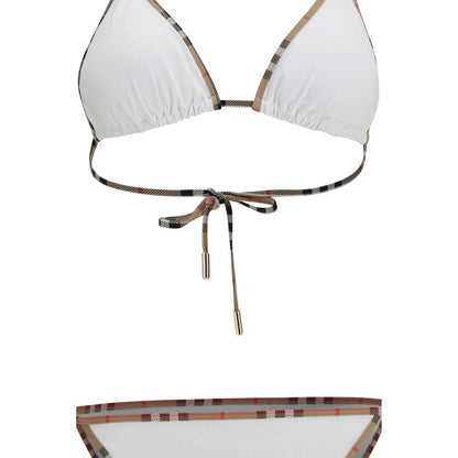 Burberry Weißer Bikini aus Polyamid