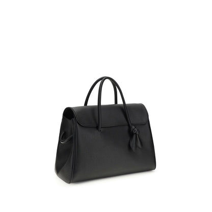 Jacquemus Schwarze Kalbsleder Bos Taurus Handtasche