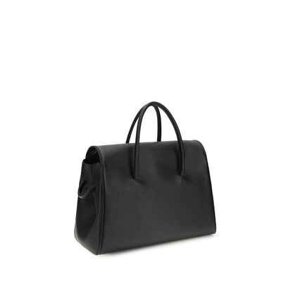 Jacquemus Schwarze Kalbsleder Bos Taurus Handtasche